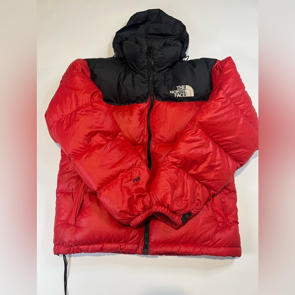 The North Face Other - Vintage The North Face Retro Nuptse Puffer Outdoor Jacket Red Black 
Men’s